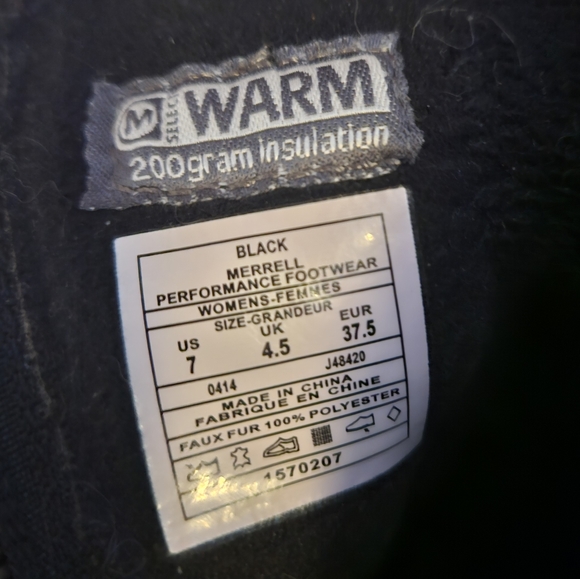 Merrell Black Boots - Picture 9 of 9